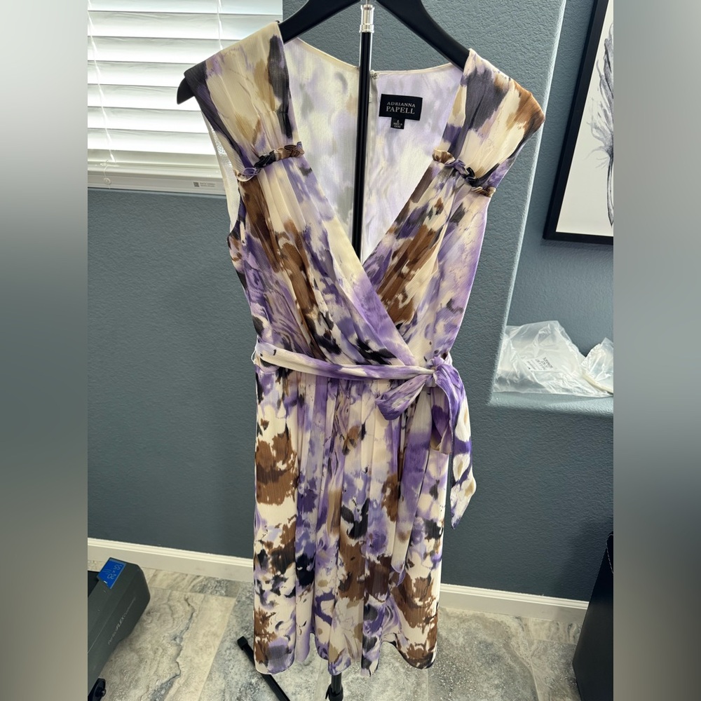 Adrianna Papell Multicolor Midi Dress